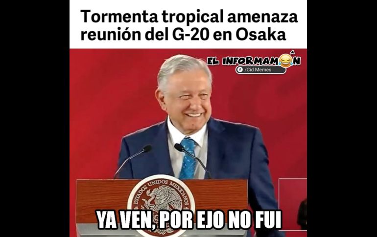 La ausencia de AMLO en el G-20 desata los memes