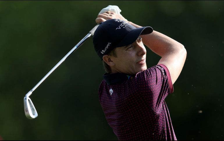 Carlos Ortiz se ubica empatado en el puesto 33 con un total de siete golpes bajo par. AFP/D. Buell