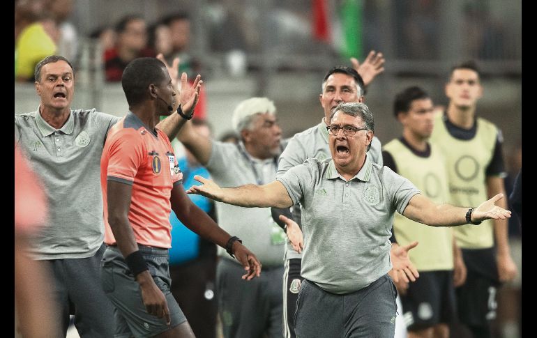 Gerardo Martino protestó varias decisiones arbitrales. IMAGO7