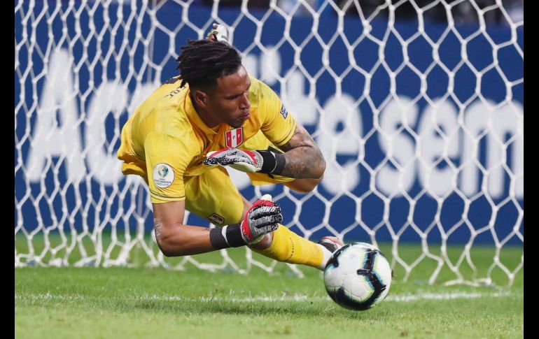 Pedro Gallese le dio confianza a los incas para cobrar más tranquilos.AP