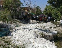 Desde temprana hora, elementos están en el lugar apoyando a los ciudadanos afectados. TWITTER@EnriqueAlfaroR