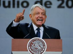 López Obrador afirmó que las razones por las que se canceló el Aeropuerto de Texcoco fueron diversas. AP / F. Llano