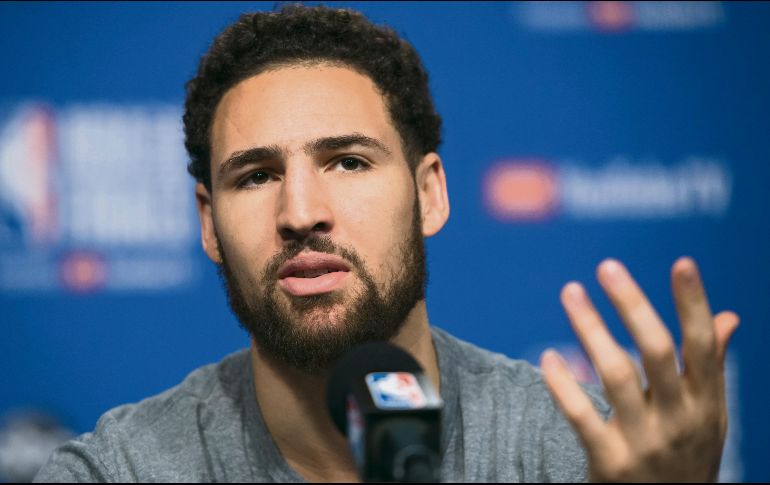 Thompson firmó con los Warriors por cinco años y 190 millones de dólares. AP / N. Denette