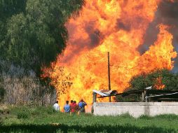 La presidenta municipal de Celaya, Elvira Paniagua (PAN), informa que la contingencia ocurrió a las 09:45 horas de este lunes. 