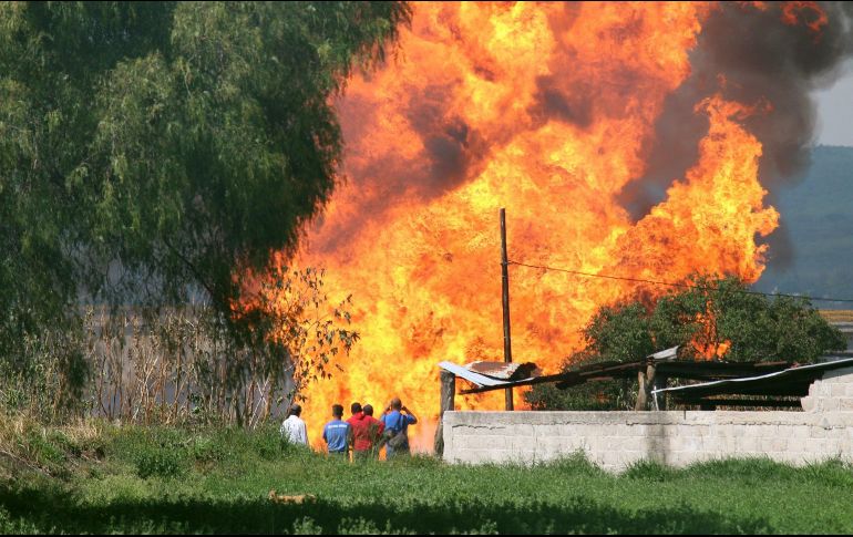 La presidenta municipal de Celaya, Elvira Paniagua (PAN), informa que la contingencia ocurrió a las 09:45 horas de este lunes. 
