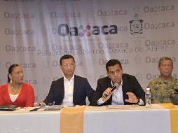 Ernesto Salcedo, titular de la SSPO, informa que quien se fugó sí es integrante de una organización criminal, pero dijo que no podía revelar su posición en la misma para no afectar las investigaciones. TWITTER / @SSP_GobOax