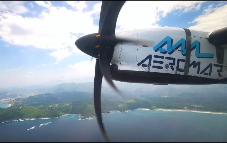 La aerolínea Aeromar resaltó que “en ningún momento se vio comprometida la seguridad de la aeronave, los pasajeros o la tripulación”. TWITTER / @AeromarMx