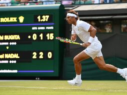 ''Estoy contento con la victoria'', afirmó tras su victoria el tenista de 33 años, que levantó el trofeo de Wimbledon en 2008 y 2010. AFP / D. Leal-Olivas