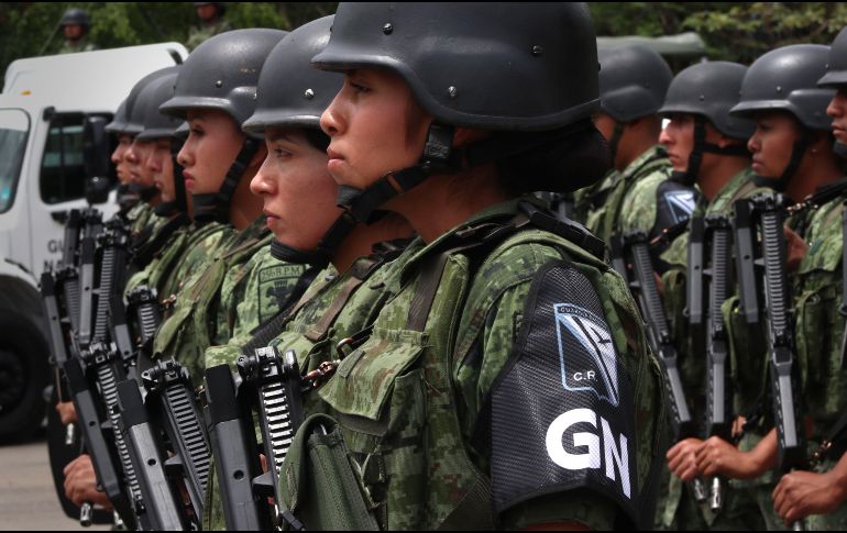 El gobernador Héctor Astudillo Flores aseguró que fue un activo impulsor de la creación de este nuevo cuerpo de seguridad.  EFE / F. Meza