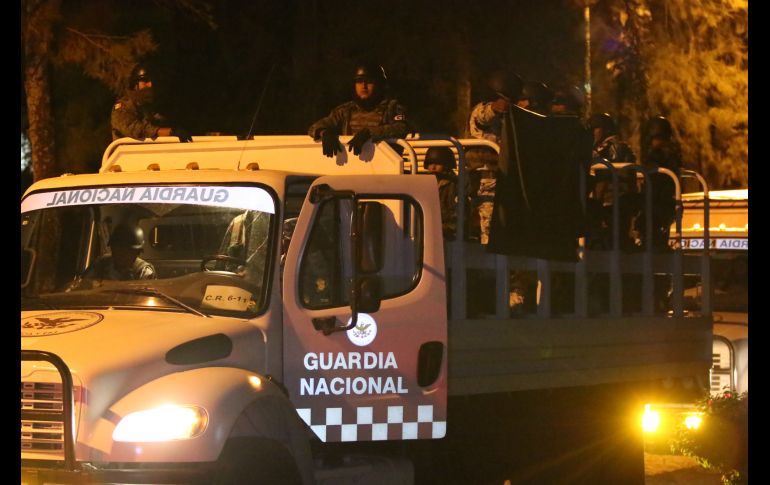 Los primeros elementos de la Guardia Nacional ya están en Jalisco. ESPECIAL/Gobierno de Jalisco
