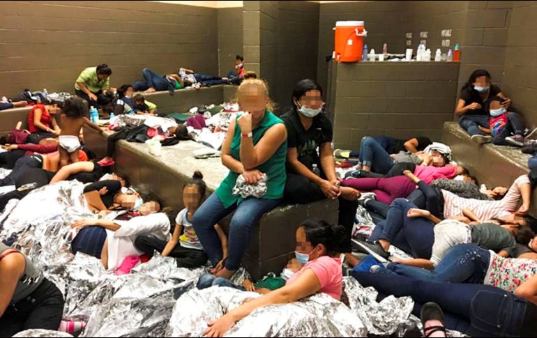 Instalaciones en Weslaco, Texas, para migrantes detenidos. EFE/DHS