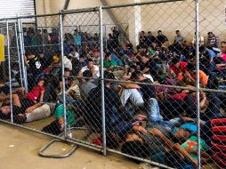 Las fotografías se publican como parte del informe de la Oficina del Inspector General del Departamento de Seguridad Nacional. También en McAllen. EFE/DHS