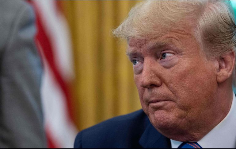 Trump salió en defensa de la Patrulla Fronteriza y culpó a los demócratas por la crisis migratoria que se vive en la frontera sur de su país. AFP / ARCHIVO