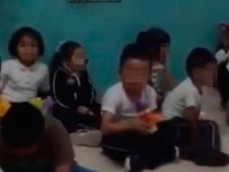 La grabación generó indignación en los padres de familia, quienes acusan al personal de maltratar psicológicamente a sus hijos. ESPECIAL