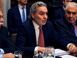 Gustavo Lopetegui habla ante la Comisión de Minería, Energía y Combustibles del Senado para dar cuenta de los primeros informes sobre el apagón. AFP/NOTICIAS ARGENTINAS