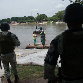 Por migración, refuerzan puntos de la frontera Sur con la Guardia Nacional