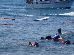 Un total de 27 mil 834 migrantes han logrado llegar a Europa a través del Mediterráneo en los primeros seis meses del año, según cifras de la OIM. AFP/ARCHIVO