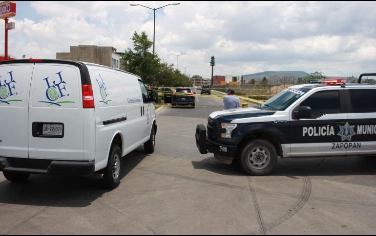 En el lugar se localizó una camioneta Honda CRV con varios impactos de bala. ESPECIAL