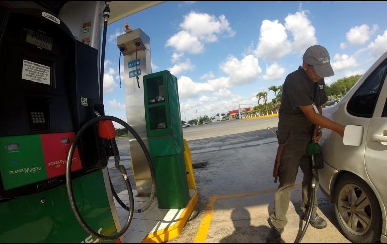 Las cuotas disminuidas del Impuesto Especial sobre Producción y Servicios (IEPS) aplicables a las gasolinas del 6 al 12 de julio de 2019. NTX/ ARCHIVO