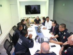 La PF mantuvo reunión con el subsecretario de Seguridad, Ricardo Mejía Berdeja, para acordar otras opciones de laborar. TWITTER / @RicardoMeb