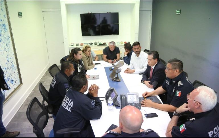 La PF mantuvo reunión con el subsecretario de Seguridad, Ricardo Mejía Berdeja, para acordar otras opciones de laborar. TWITTER / @RicardoMeb