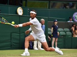 Nadal se dice satisfecho por la manera en que ha jugado en la primera semana del torneo. AFP/G. Kirk