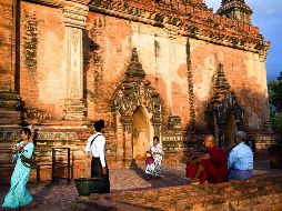 El sitio sacro de Bagan posee numerosos templos, monasterios y lugares de peregrinación, así como vestigios arqueológicos. AFP/Y. Aung