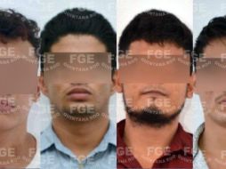 A los detenidos se les aseguraron armas de fuego, así como cargadores y cartuchos. ESPECIAL/FGE Quintana Roo