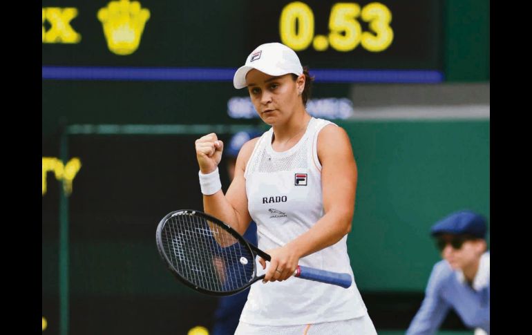 Ashleigh Barty continúa firme en la búsqueda por su segundo Grand Slam consecutivo. AFP / G. Kirk