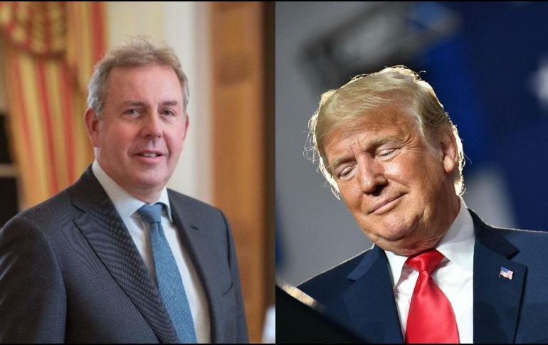 En un mensaje que Darroch (izq) envió el mes pasado definió a la política de EU sobre Irán como 