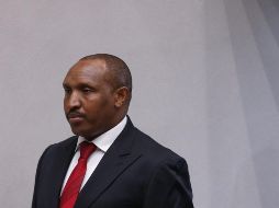 Bosco Ntaganda en el juicio este lunes en La Haya, Holanda. Ntaganda se declaró inocente de todos los cargos. AFP/E. Plevier