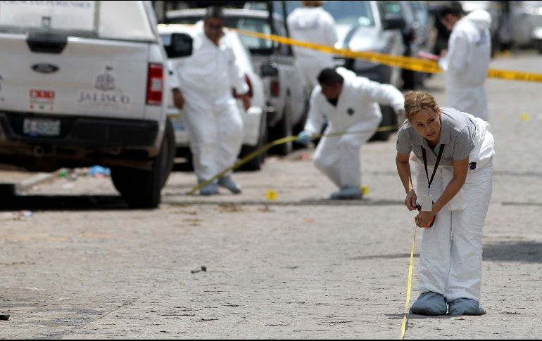 El número de asesinatos se incrementó en México entre 2014 y 2017 después un período a la baja. AFP/ARCHIVO