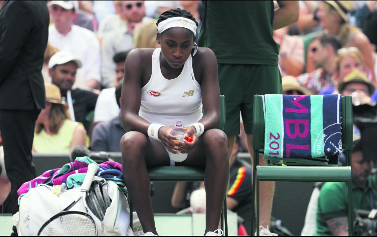 Cori Gauff, de 15 años, cobró notoriedad en Wimbledon luego de llegar al cuadro principal desde la fase de calificación y por haber eliminado a Venus Williams en primera ronda. AP / K. Wigglesworth