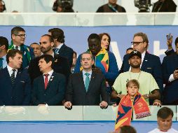 Neymar estuvo en el palco de honor de la Final de la Copa América el domingo. AFP