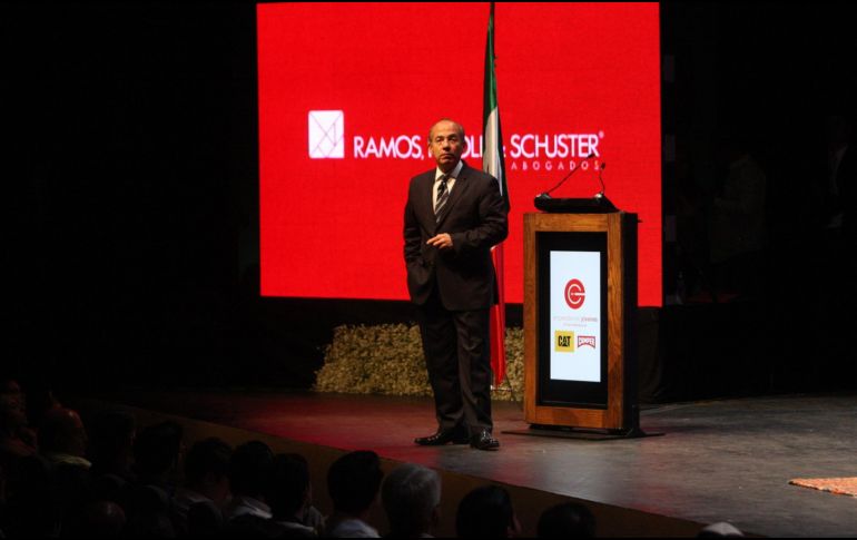 Felipe Calderón reacciona ante la llegada de Arturo Herrera a la SHCP. EL INFORMADOR/ARCHIVO