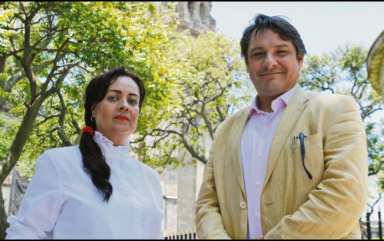 Edwviges Castañeda Rodríguez y Sergio Zepeda. EL INFORMADOR / A. Camacho