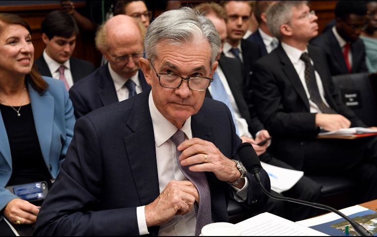 Jerome Powell, presidente de la FED, comparece ante Comité de la Cámara de Servicios Financieros. AP/S. Walsh