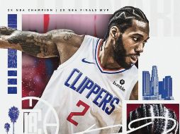 Con esta imagen, los Clippers le dieron la bienvenida a Kawhi Leonard. INSTAGRAM / @LACLIPERS