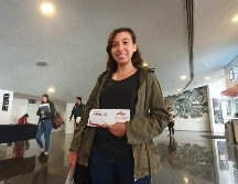 Alma, estudiante de nutrición en el Centro Universitario de Ciencias de la Salud, fue una de las beneficiarias. EL INFORMADOR / P. López