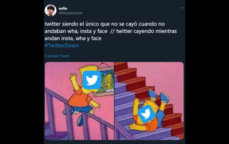 Twitter se cae y brincan los memes