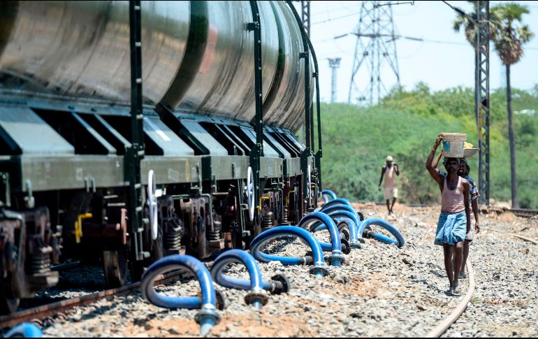 Chennai solo ha visto una diminuta fracción de las lluvias que suelen caer durante junio y julio. AFP / A. Sankar