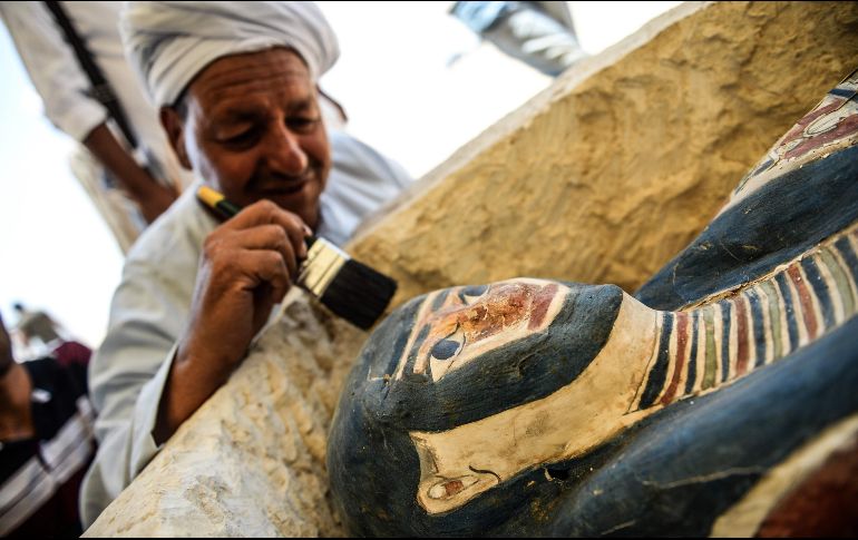 Desde hace varios años, las autoridades de Egipto anuncian regularmente descubrimientos arqueológicos para impulsar al turismo. AFP/M. el-Shahed