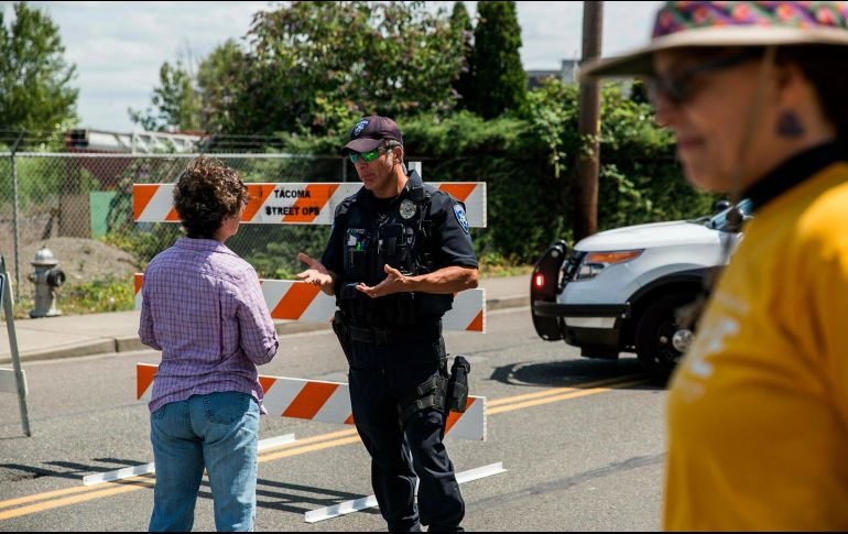 Los policías localizaron al agresor, cuyo nombre no ha sido revelado, y determinaron que fue baleado y murió en el lugar. AP/R. Welsh