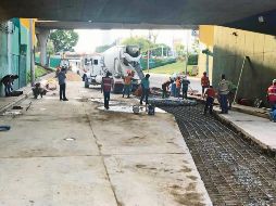 Los trabajos bloquearon los carriles centrales. El SIAPA anunció más trabajos, pero ya no habrá afectaciones. ESPECIAL