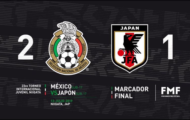 César Mata y Teun Wilke anotaron los goles de la victoria. @miseleccionmx