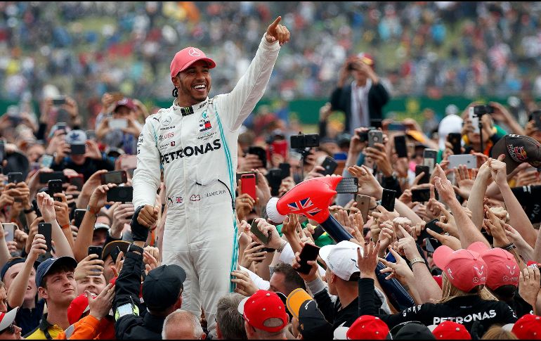 La décima prueba del Mundial de Fórmula Uno se disputó en el circuito de Silverstone. EFE / V. Xhemaj