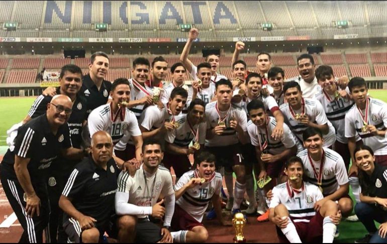 El conjunto que dirige Marco Antonio Ruiz tuvo paso perfecto en este certamen al vencer 2-1 a Japón, 4-0 a la Selección de Niigata y 2-0 a los bosnios. TWITTER / @miseleccionmx