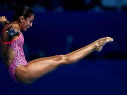 La última ejecución en la competencia fue la que terminó por dejar a la pareja mexicana en la parte baja de la tabla de competidores. EFE / P. B. Kraemer