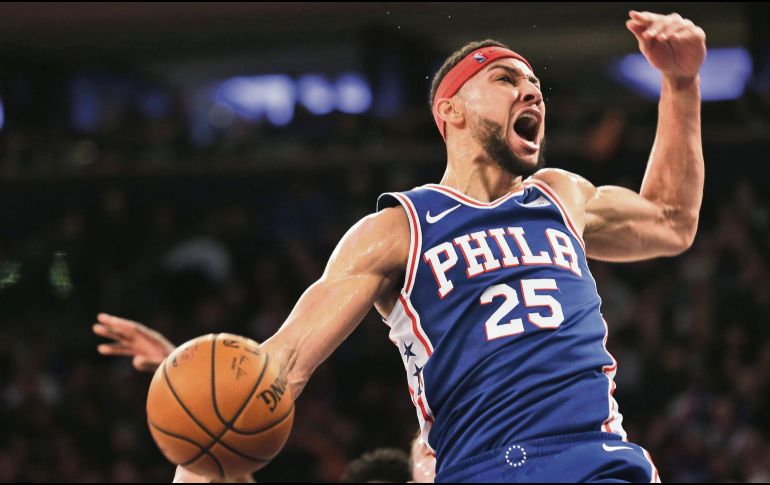 Ben Simmons acumula una elección al Juego de Estrellas. AP / S. Wenig