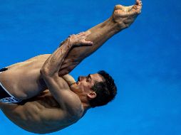 El yucateco buscará su segunda presea en este mundial luego de la plata que se colgó en trampolín de un metro. EFE / P. B. Kraemer
